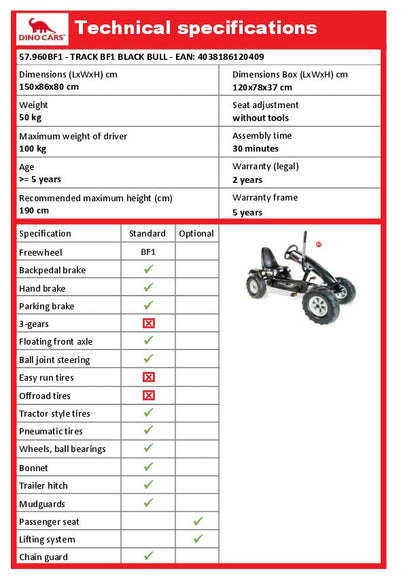 DINO Tracks Black Bull BF1